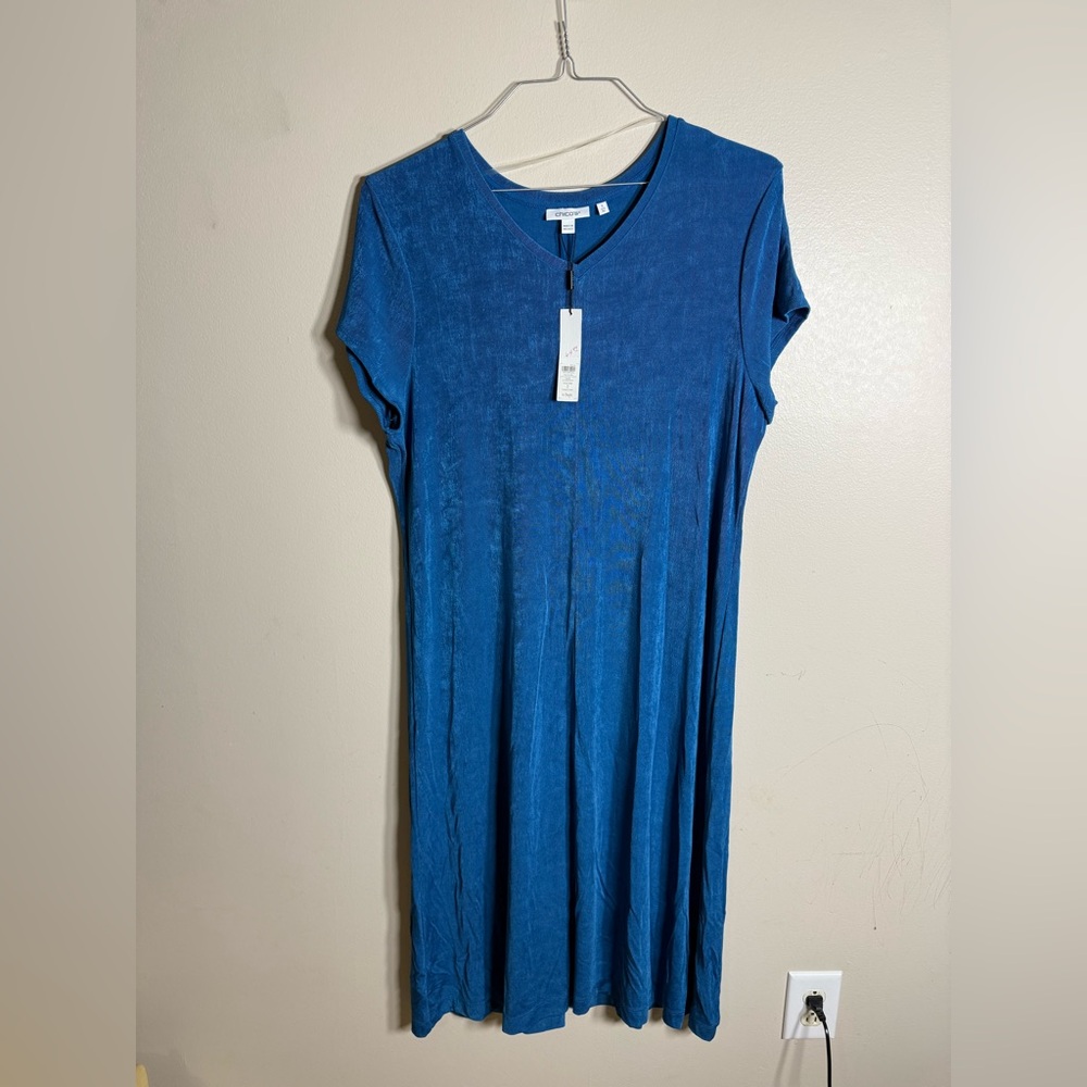 Chicos Travelers™ High V-neck Dress Xl - Picture 2 of 4
